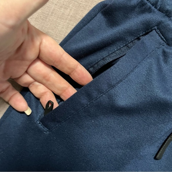 Spyder Men's Deep Blue Sweatpants Size Medium Zipper Pockets Sport Streetwear - Picture 7 of 7
